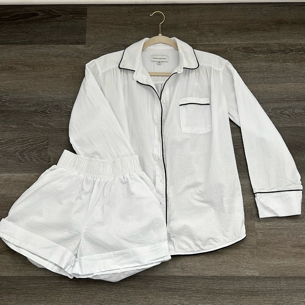 Something Navy Pajama Set